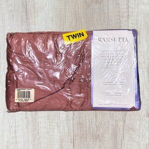 NEW Vintage WAMSUTTA Twin Flat Sheet Canyon Rust Color NIP NWT